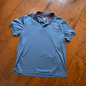 Mens Blue Under Armour Dri-Fit Polo - XXL